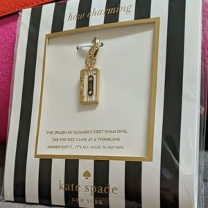 Kate Spade "How Charming" Cassette Tape Charm